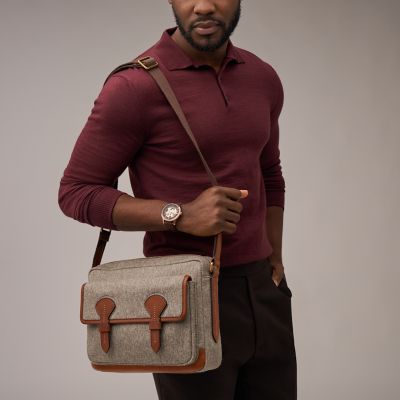 Bolso bandolera de piel hombre, Bolso bandolera de piel para iPad hombre,  Bolso bandolera de piel para iPad, Bolso bandolera pequeño hombre, Bolso  bandolera de piel con cremallera -  España