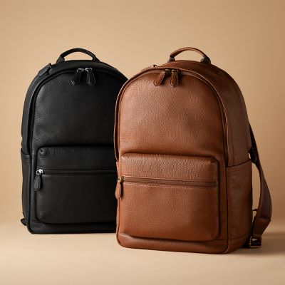 Buckner Leather Backpack MBG9631210 Fossil