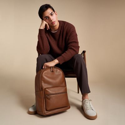 Tan cheap backpack mens