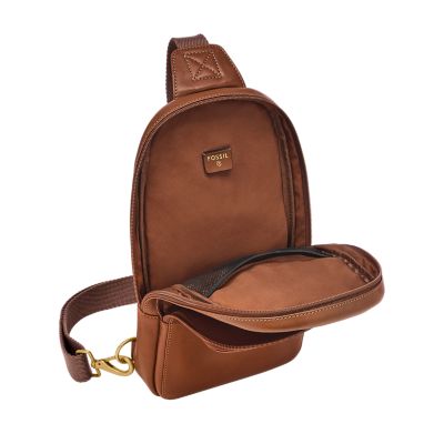 Finn Leather Sling Pack Bag - MBG9646212 - Fossil display picture 2