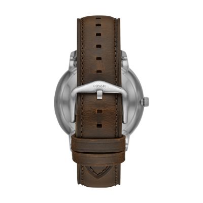 Neutra Twist Brown Leather Watch ME1169 Fossil