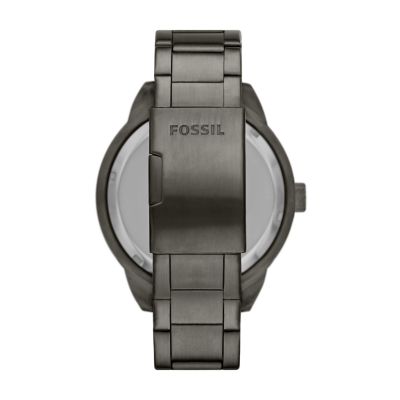 Bronson Twist Smoke Stainless Steel Watch ME1171 Fossil