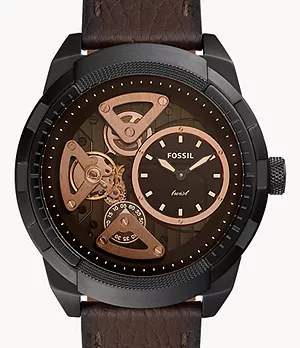 Bronson Twist Brown Leather Watch