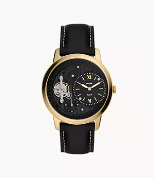 Neutra Twist Black Eco Leather Watch