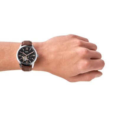 Fossil - Reloj de pulsera automático y mecánico de estilo Townsman en acero  inoxidable para hombre