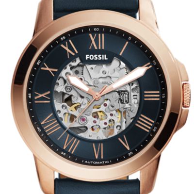 fossil open heart watch