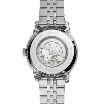 Reloj Fossil Townsman Silver Original Automático Con Cronógrafo Para Hombre(Acero  Inoxidable) - CabShop