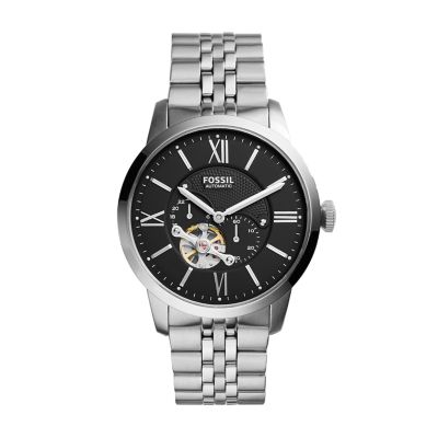 Fossil - Reloj de pulsera automático y mecánico de estilo Townsman en acero  inoxidable para hombre