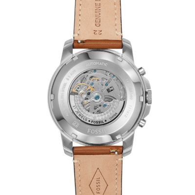 Grant Sport Automatic Luggage Leather Watch - ME3140 - Fossil