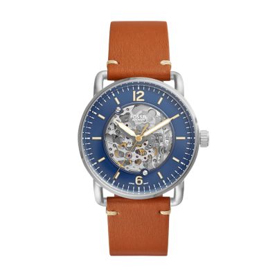 Commuter Automatic Brown Luggage Watch ME3159 Fossil