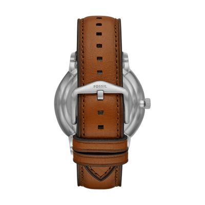 Neutra automatic 2025 luggage leather watch