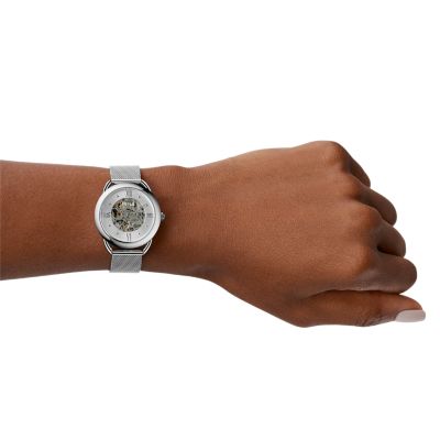 Fossil tailor clearance silver