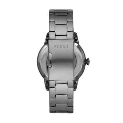 Fossil townsman men's silver stainless steel bracelet watch new arrivals