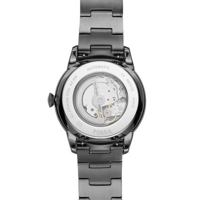 Montre Townsman automatique en acier inoxydable anthracite