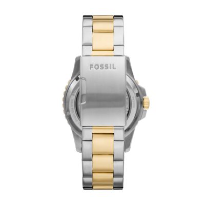 FB 01 Automatic Two Tone Stainless Steel Watch ME3191 Fossil