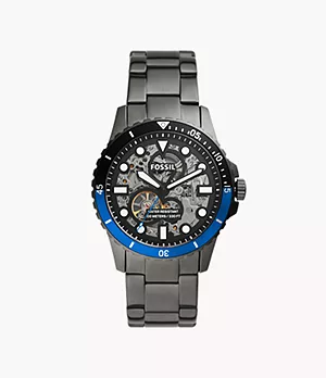 FB-01 Automatic Smoke Stainless Steel Watch