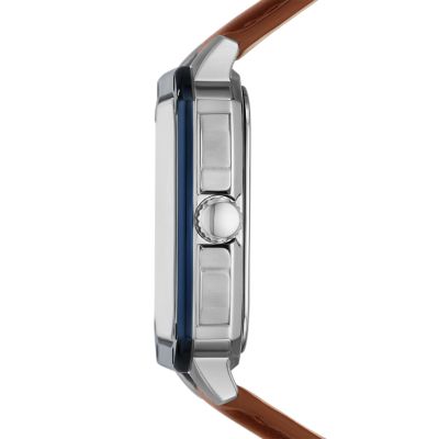 Uhr Inscription Automatikwerk Leder braun - ME3202 - Fossil
