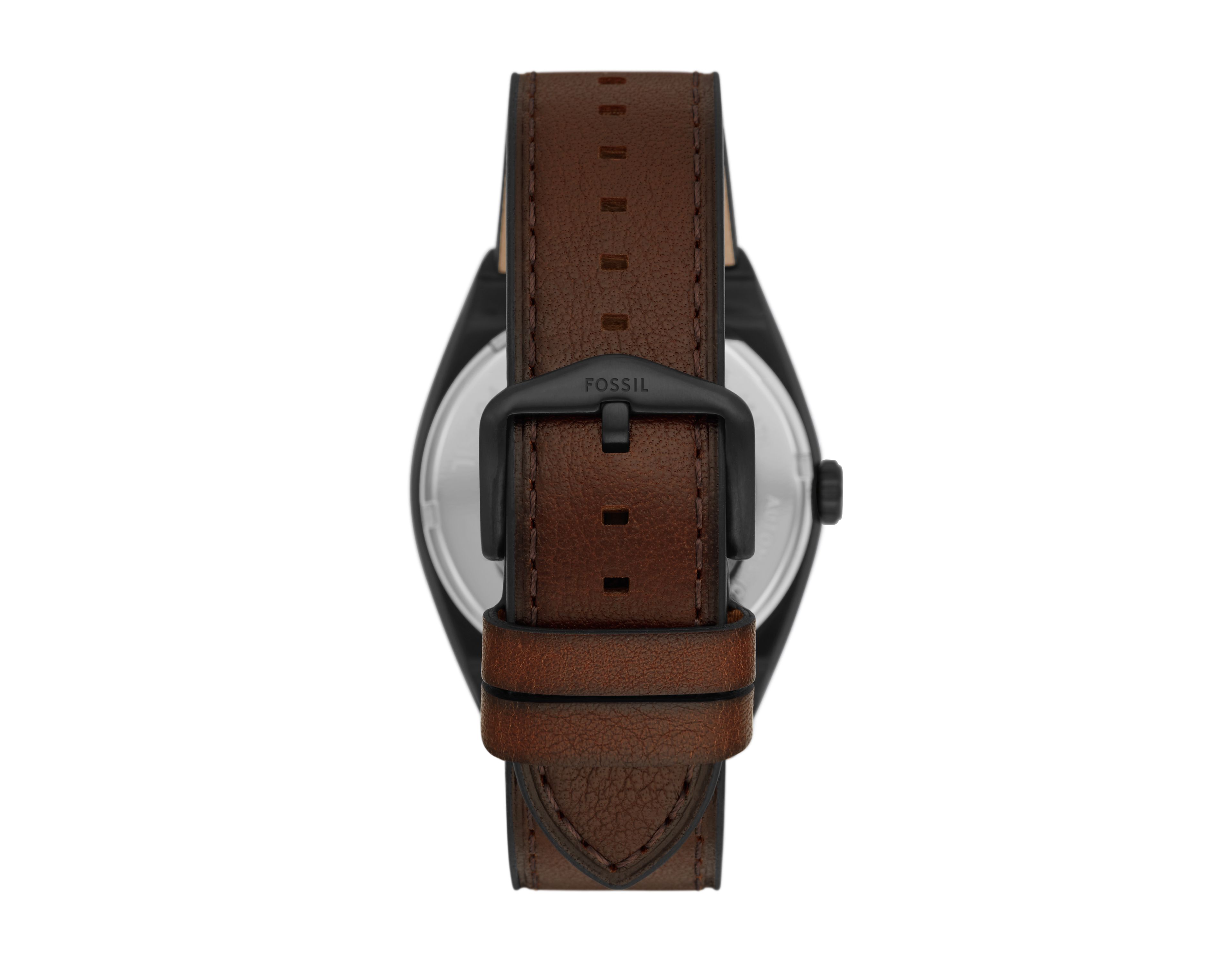 Everett 42mm Automatic Dark Brown LiteHide™ Leather Watch