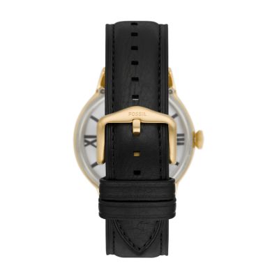 Townsman Automatic Black LiteHide™ Leather Fossil - - ME3210 Watch