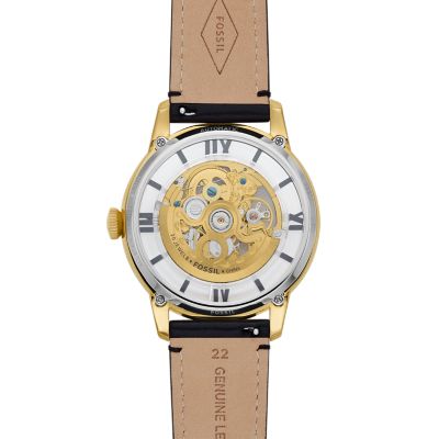 Watch Fossil ME3210 Automatic Leather - - Black Townsman LiteHide™