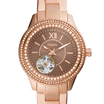 manipuleren Dislocatie ui Rose Gold Watches: Shop Rose Gold Watches for Women - Fossil
