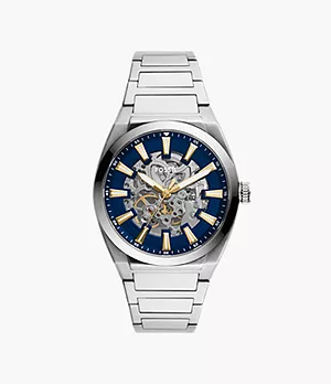 plans damage tragedy Silver Watches For Men - Fossil
