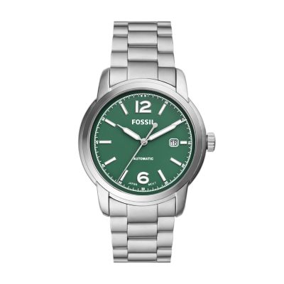 Fossil all stainless online steel