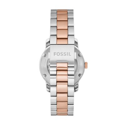 Fossil Heritage Automatic Two-Tone Stainless Steel Watch