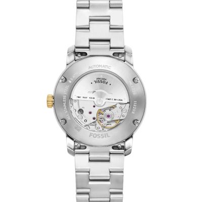 Fossil automatic best sale stainless steel watch