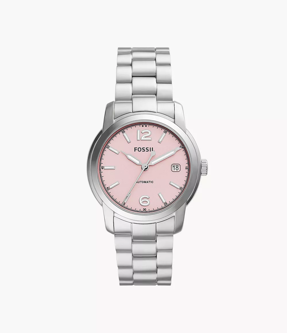 Fossil Women Fossil Heritage Automatic Stainless Steel Watch