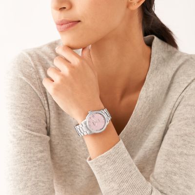 Fossil women's best sale stainless steel watches