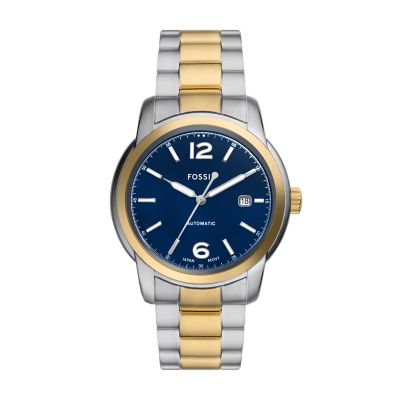 Fossil Men Fossil Heritage Automatic Two-Tone Stainless Steel Watch