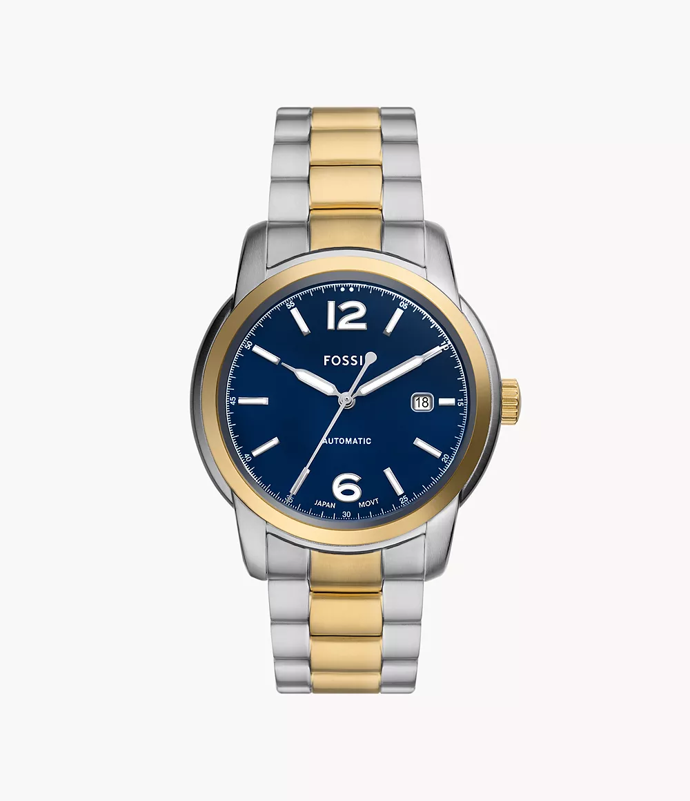 Fossil Heritage Automatic Two-Tone Stainless Steel Watch
