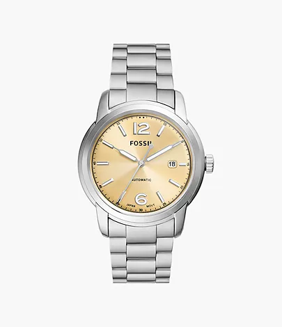 Fossil Heritage Automatic Stainless Steel Watch - ME3231 - Watch Station
