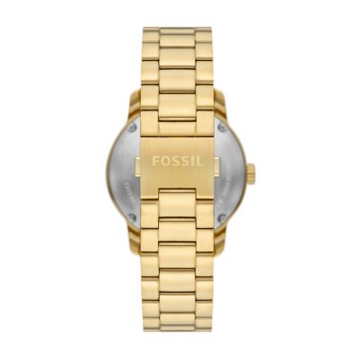 Fossil Heritage Automatic Gold-Tone Stainless Steel Watch