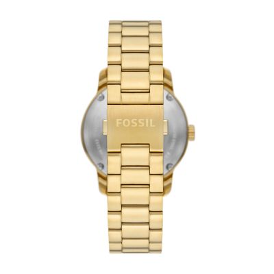 Fossil Heritage Automatic Gold-Tone Stainless Steel Watch - ME3232