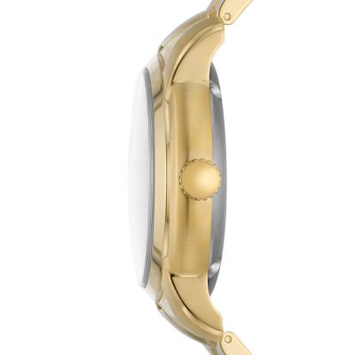 Fossil Heritage Automatic Gold-Tone Stainless Steel Watch