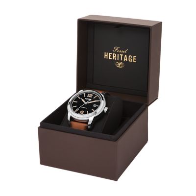 Fossil Heritage Automatic Luggage Leather Watch - ME3233 - Fossil