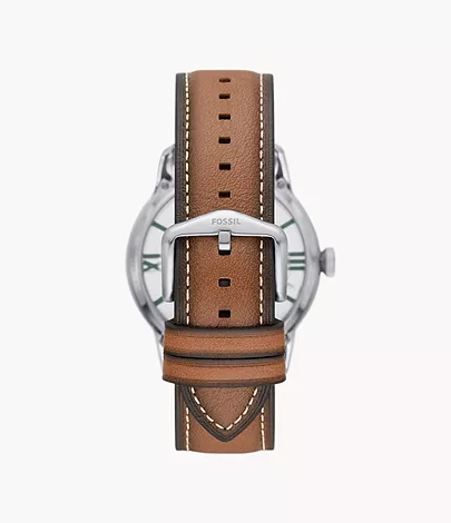 Townsman Automatic Tan LiteHide™ Leather Watch - ME3234 - Fossil
