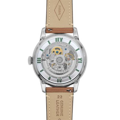 Townsman Automatic Tan LiteHide™ Leather Watch - ME3234 - Fossil