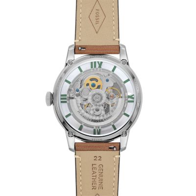 Townsman Automatic Tan Leather LiteHide™ Watch Fossil - ME3234 