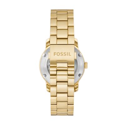 Fossil watch gold on sale color