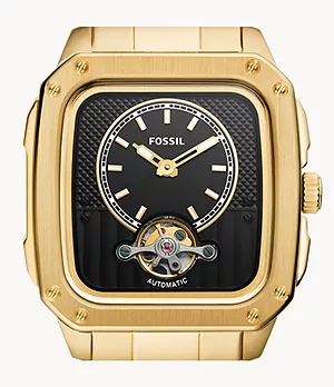 Inscription Automatic Gold-Tone Stainless Steel Watch