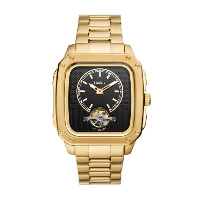 Inscription Automatic Gold-Tone Stainless Steel Watch