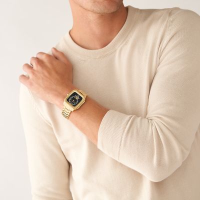 Gold discount watch automatic