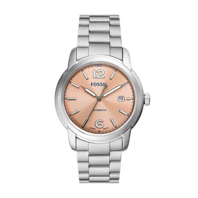 Fossil HERITAGE オートマティック ステンレススチールウォッチ - ME3231 - Fossil