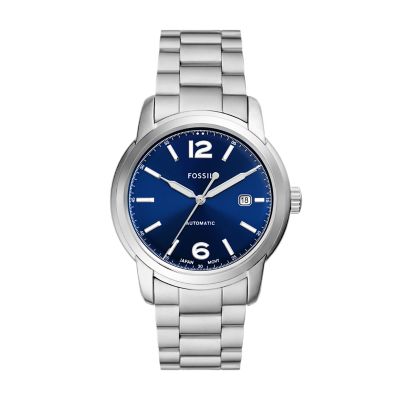 Fossil Heritage Automatic Stainless Steel Watch ME3244 Fossil