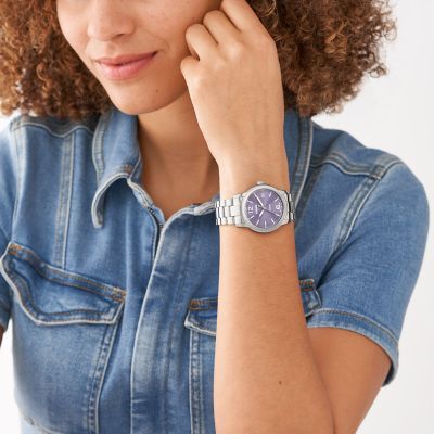 FOSSIL HERITAGE オートマティック ステンレススチールウォッチ ...