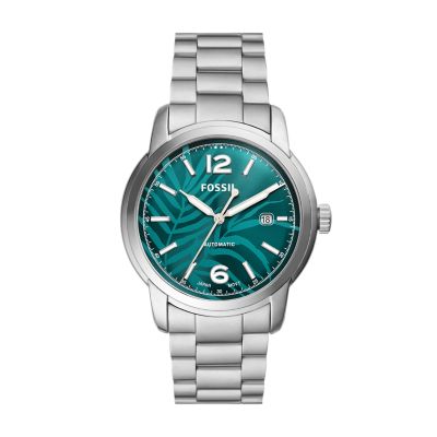 Fossil automatic watch blue hotsell