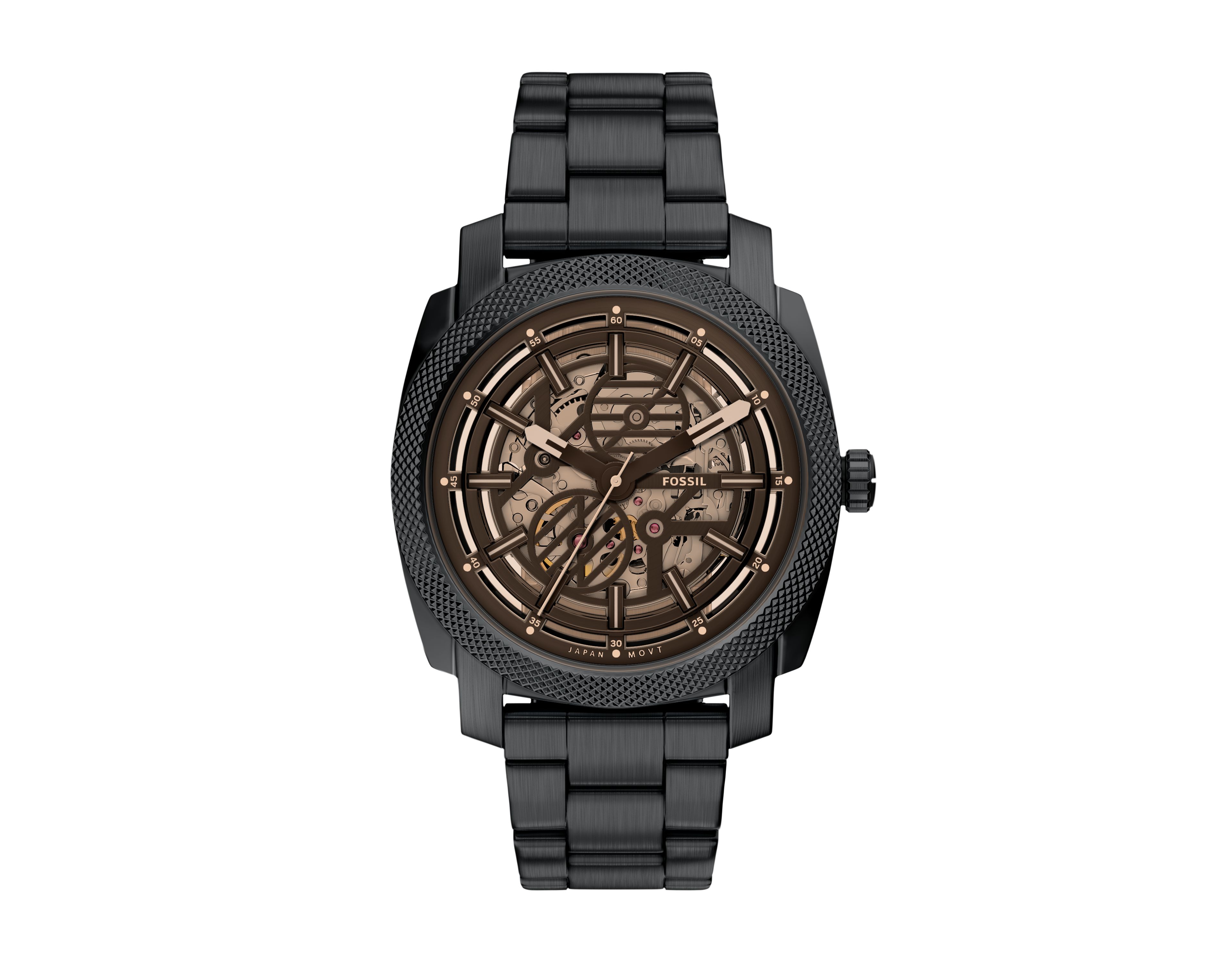 Machine 45mm Automatic Black Stainless Steel Watch